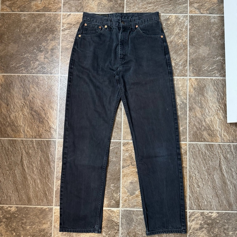 LEVI'S 521 04 Jeans Mens Black Regular Straight W31 L32
